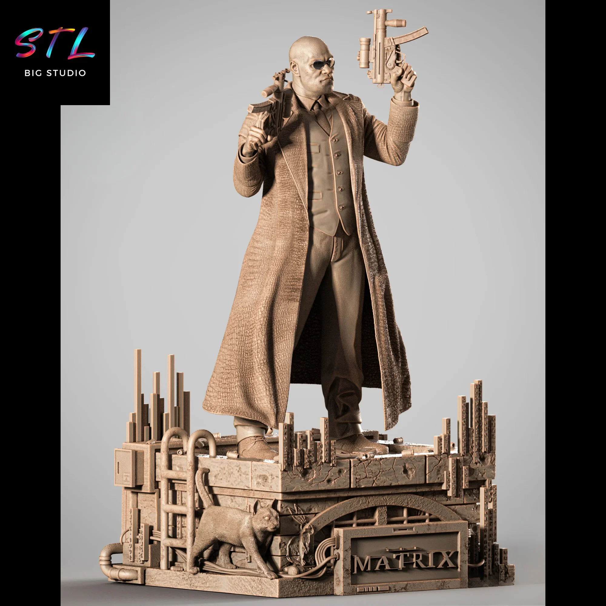 diorama morfeo stl matrix impresion 3d diorama morfeo stl matrix impresion 3d