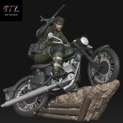diorama naked snake stl impresion 3d metal gear solid 3
