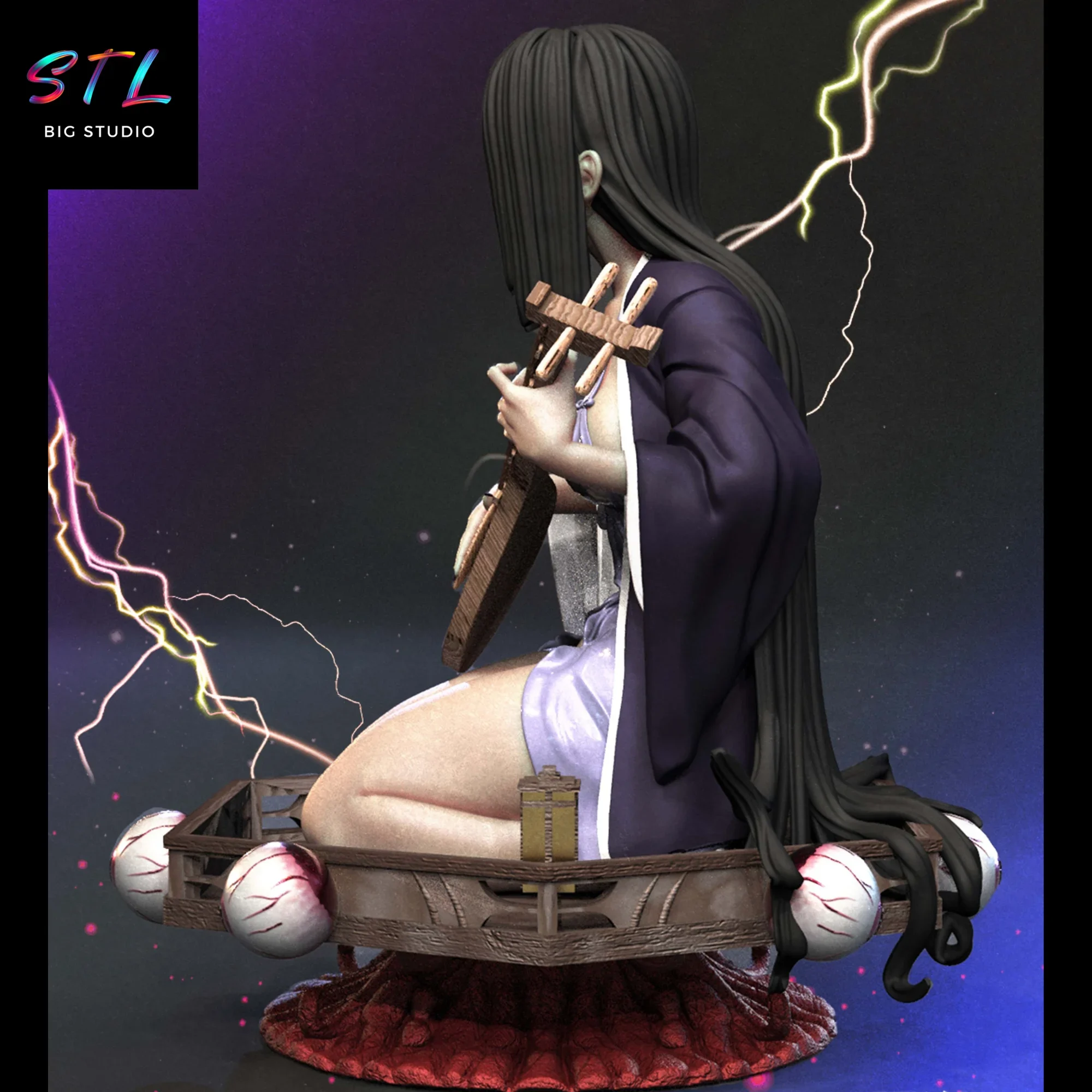 diorama nakime stl impresion 3d demon slayer diorama nakime stl impresion 3d demon slayer