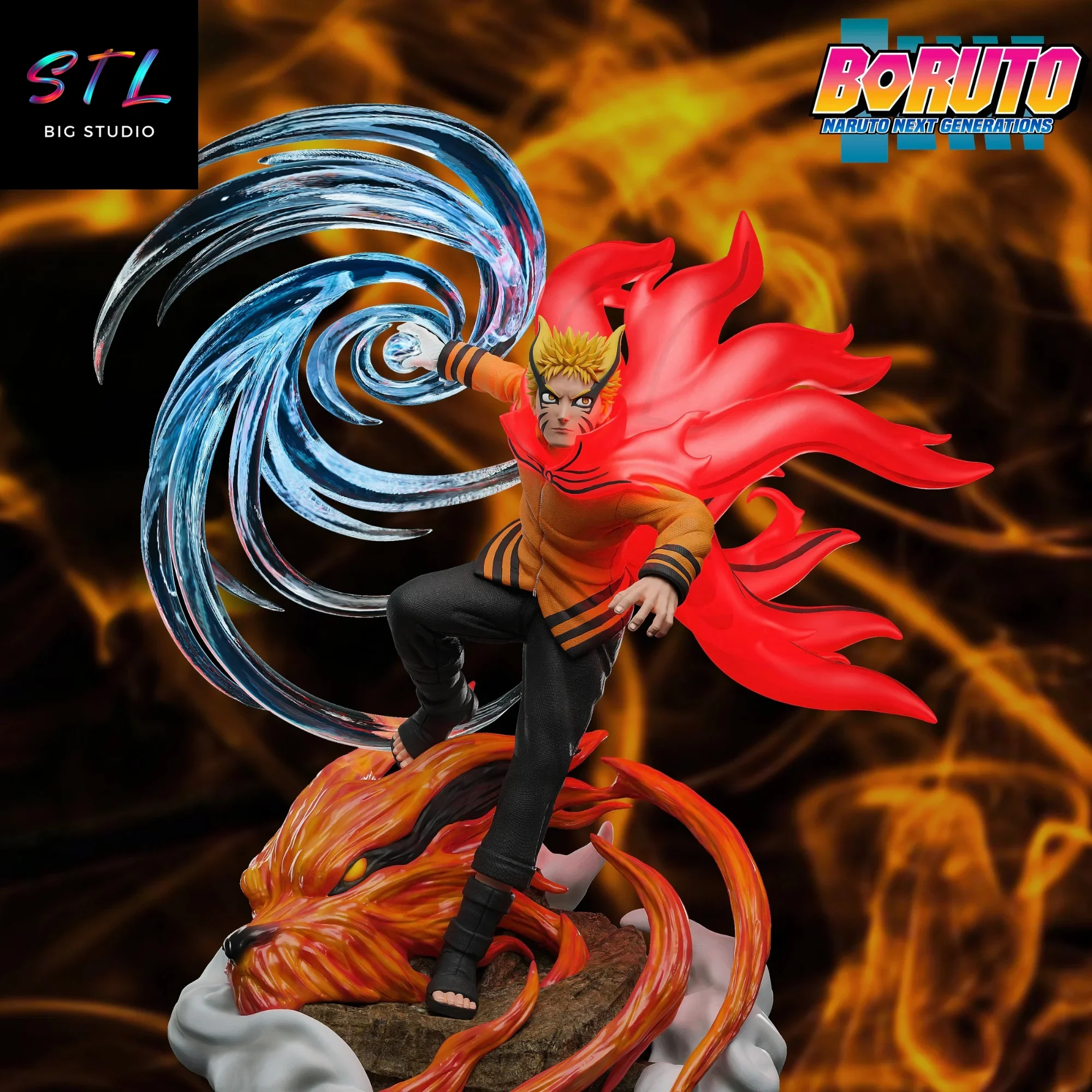 diorama naruto modo barion stl impresion 3d figura boruto diorama naruto modo barion stl impresion 3d figura boruto