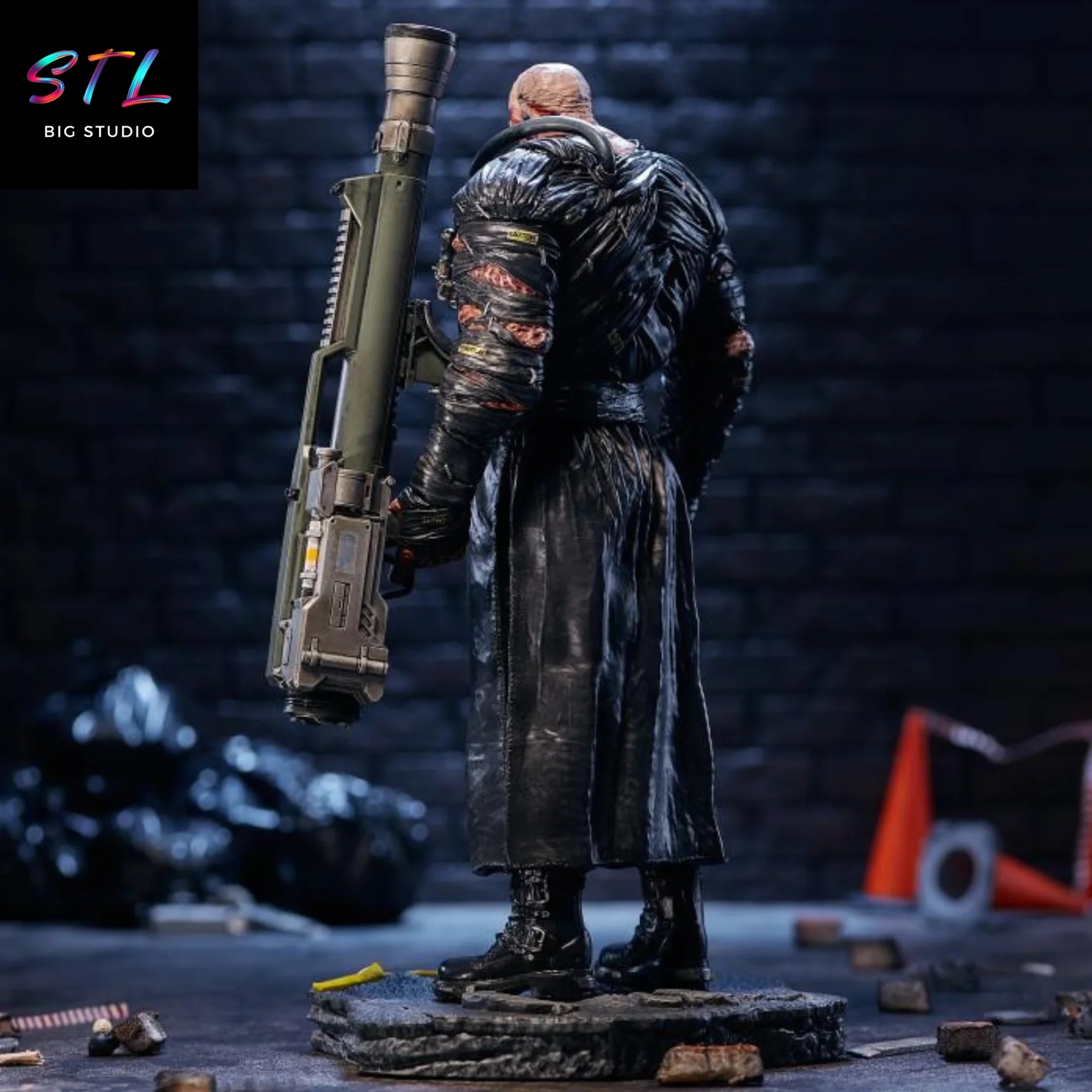 diorama nemesis stl resident evil impresion 3d diorama nemesis stl resident evil impresion 3d