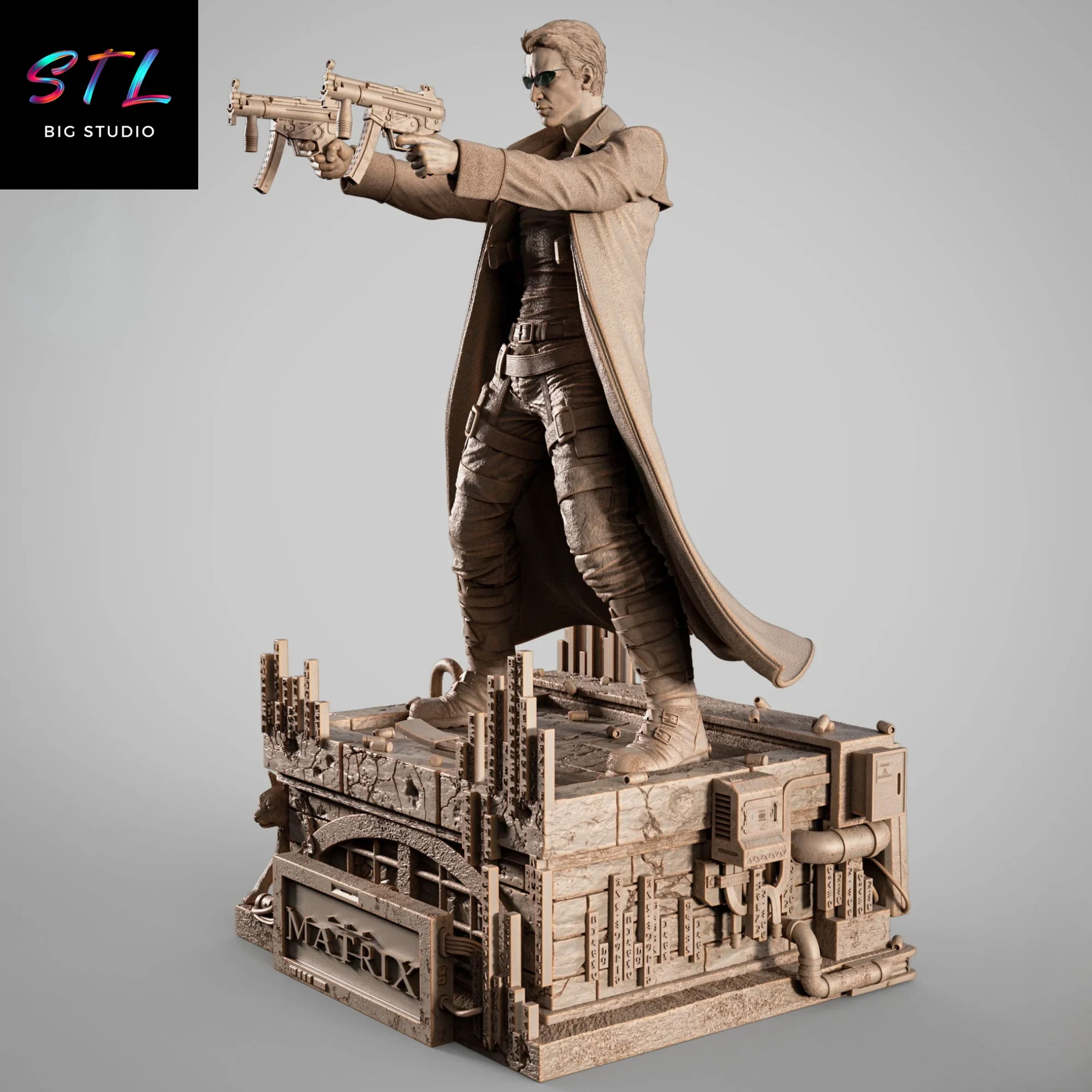 diorama neo stl matrix imprimir 3d diorama neo stl matrix imprimir 3d