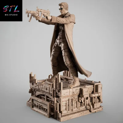 diorama neo stl matrix imprimir 3d