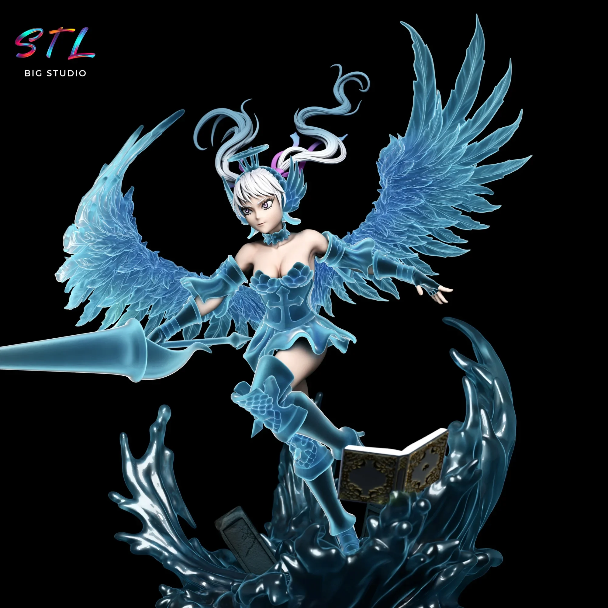 diorama noelle silva stl black clover impresion 3d diorama noelle silva stl black clover impresion 3d