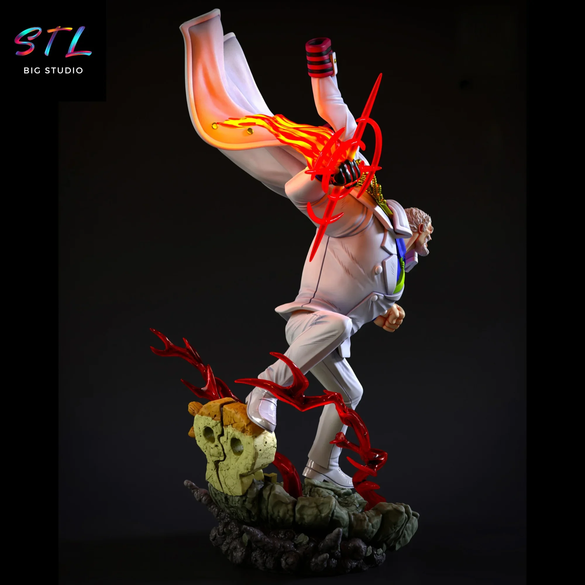 diorama one piece stl monkey d garp impresion 3d diorama one piece stl monkey d garp impresion 3d