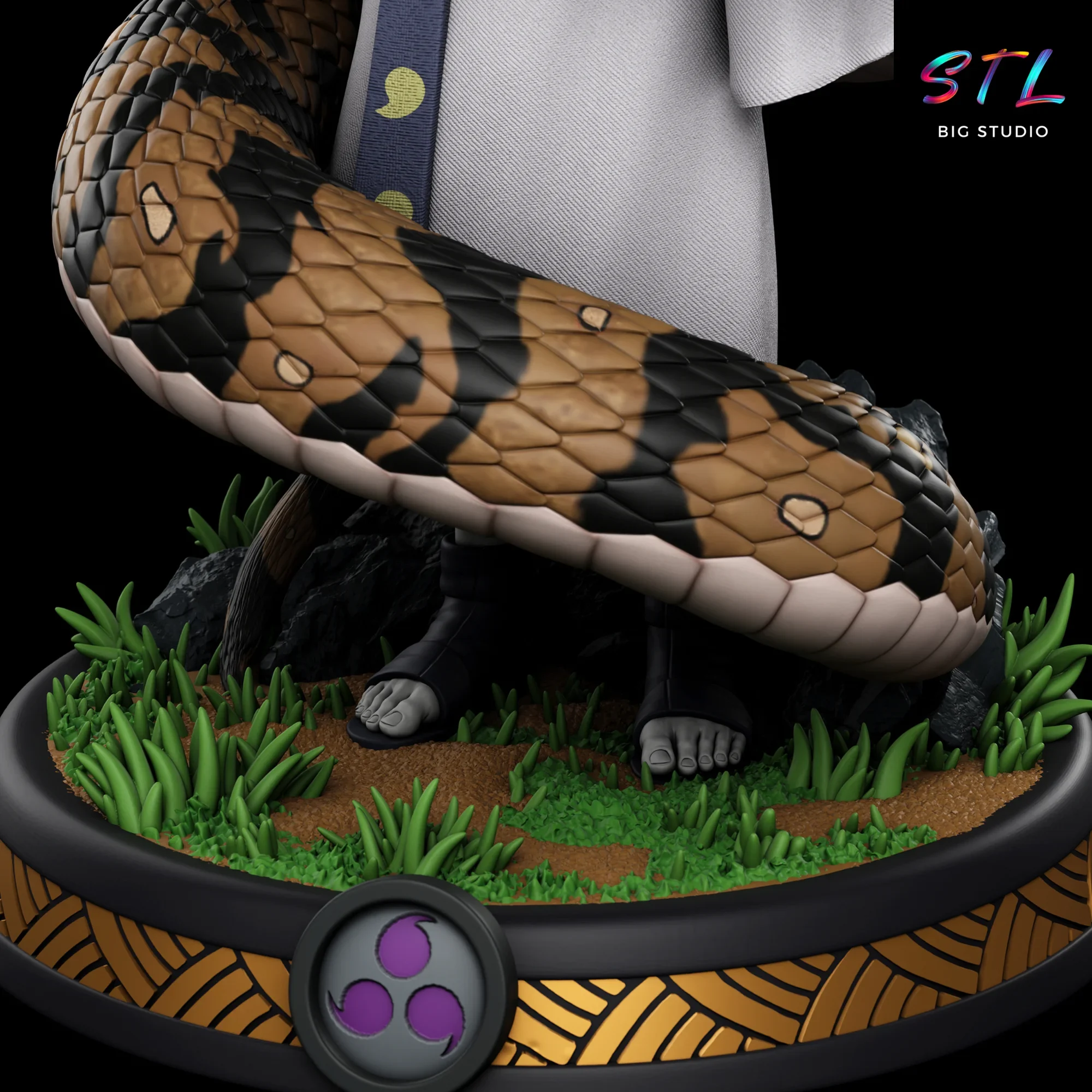 diorama orochimaru stl naruto shippuden impresion 3d diorama orochimaru stl naruto shippuden impresion 3d