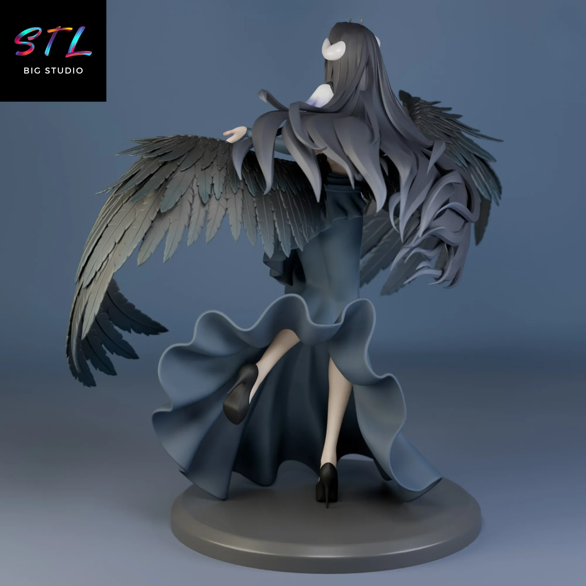 diorama overlord stl figura albedo para imprimir en 3d diorama overlord stl figura albedo para imprimir en 3d