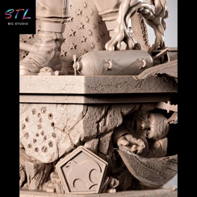 diorama pacificador stl dc figura impresion 3d