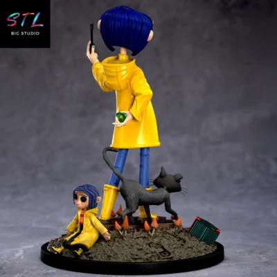 diorama peliculas stl coraline para impresion 3d