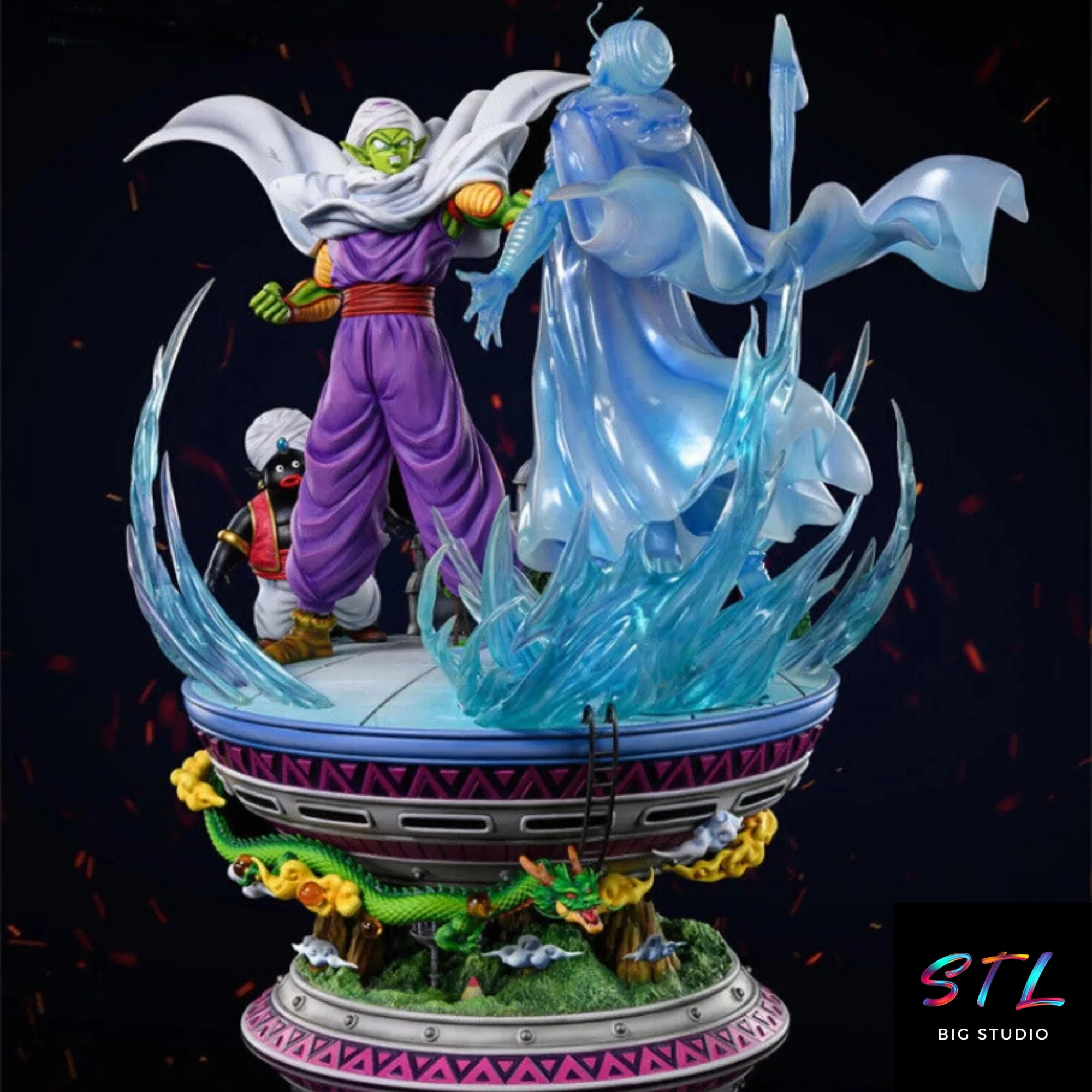 diorama piccolo x kami stl dragon ball z impresion 3d diorama piccolo x kami stl dragon ball z impresion 3d