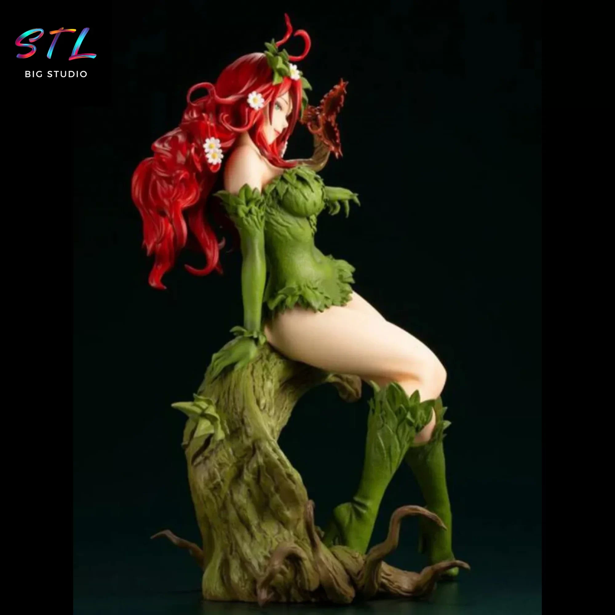 diorama poison ivy stl hiedra venenosa impresion 3d diorama poison ivy stl hiedra venenosa impresion 3d
