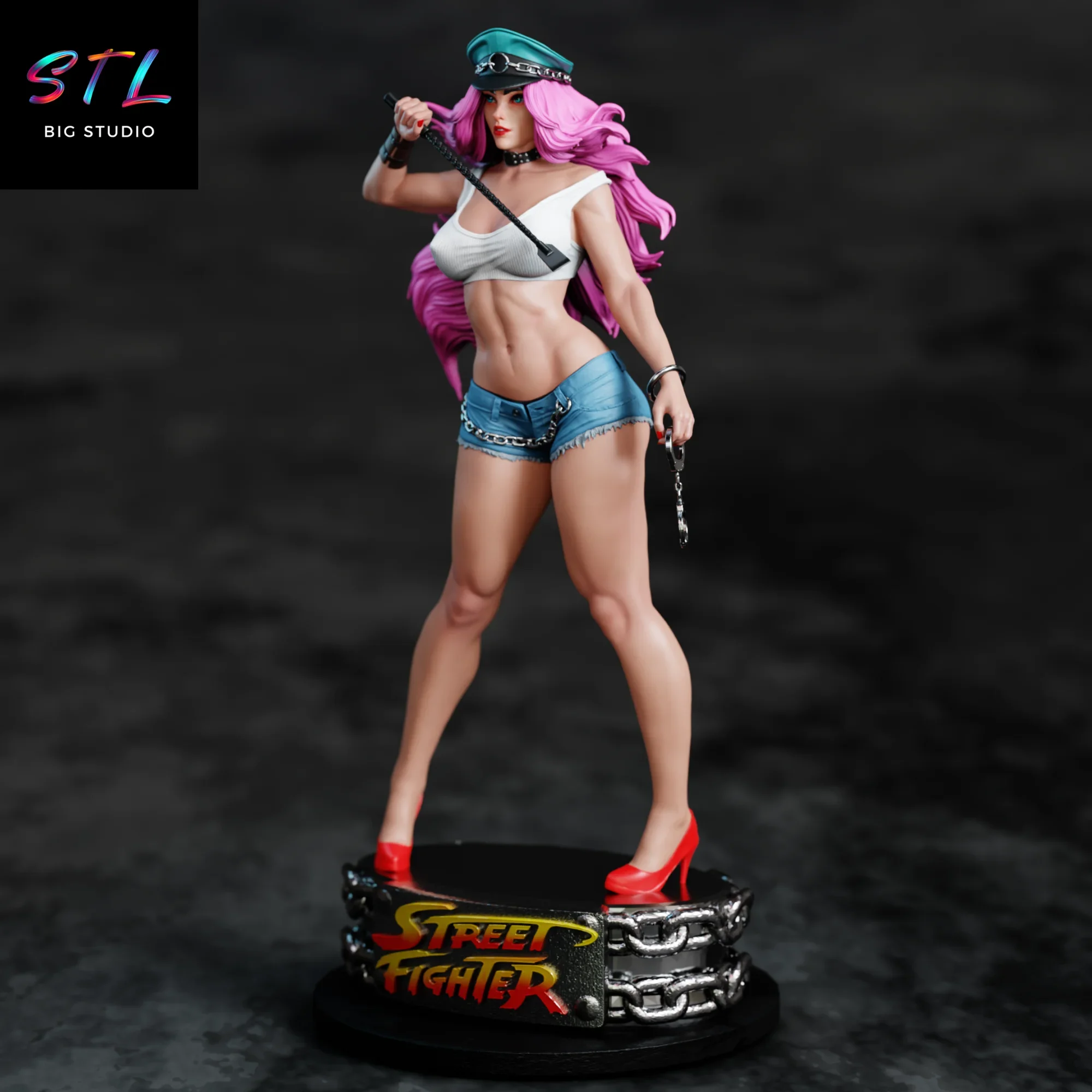 diorama poison stl impresion 3d figura street fighter diorama poison stl impresion 3d figura street fighter