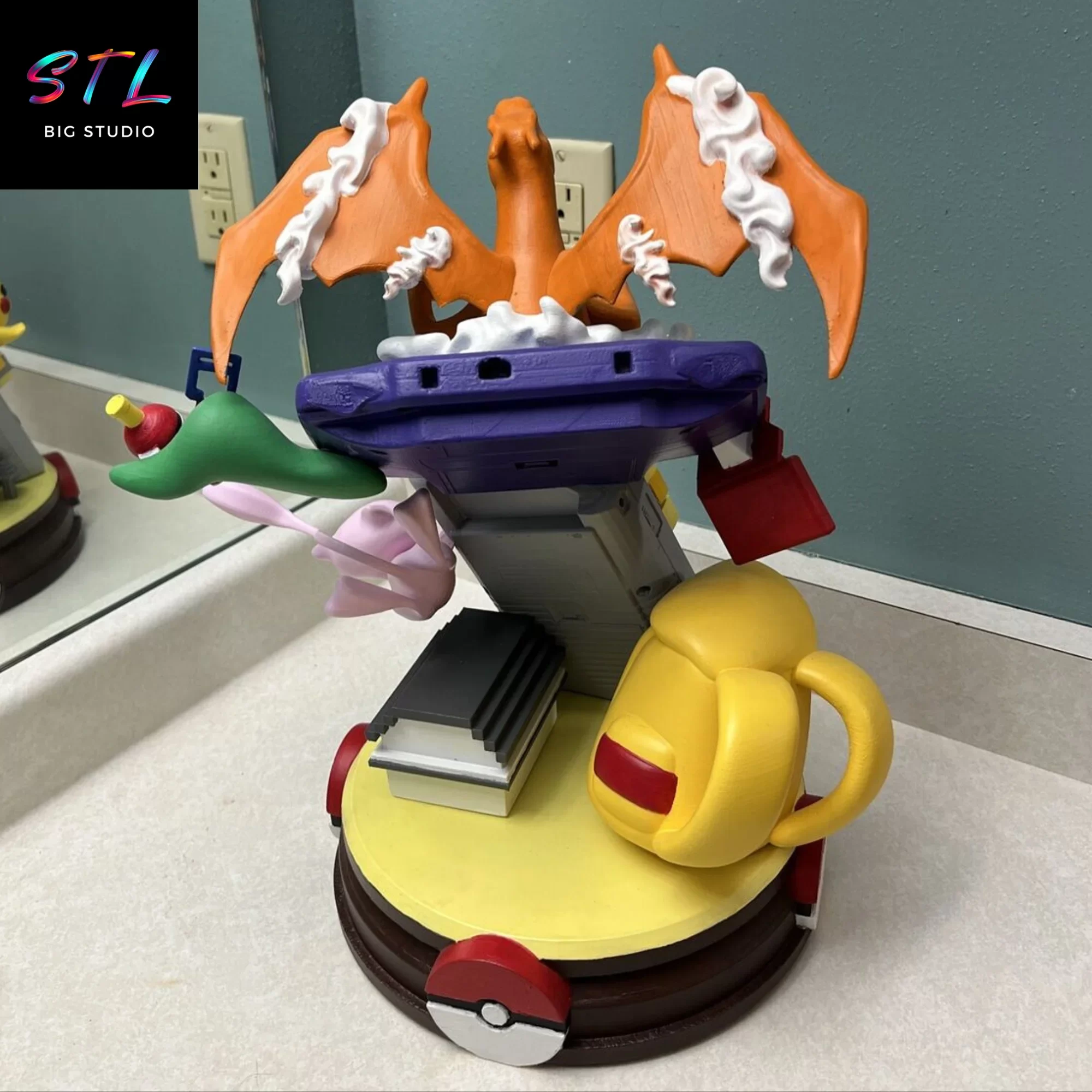 diorama pokemon stl 3d print