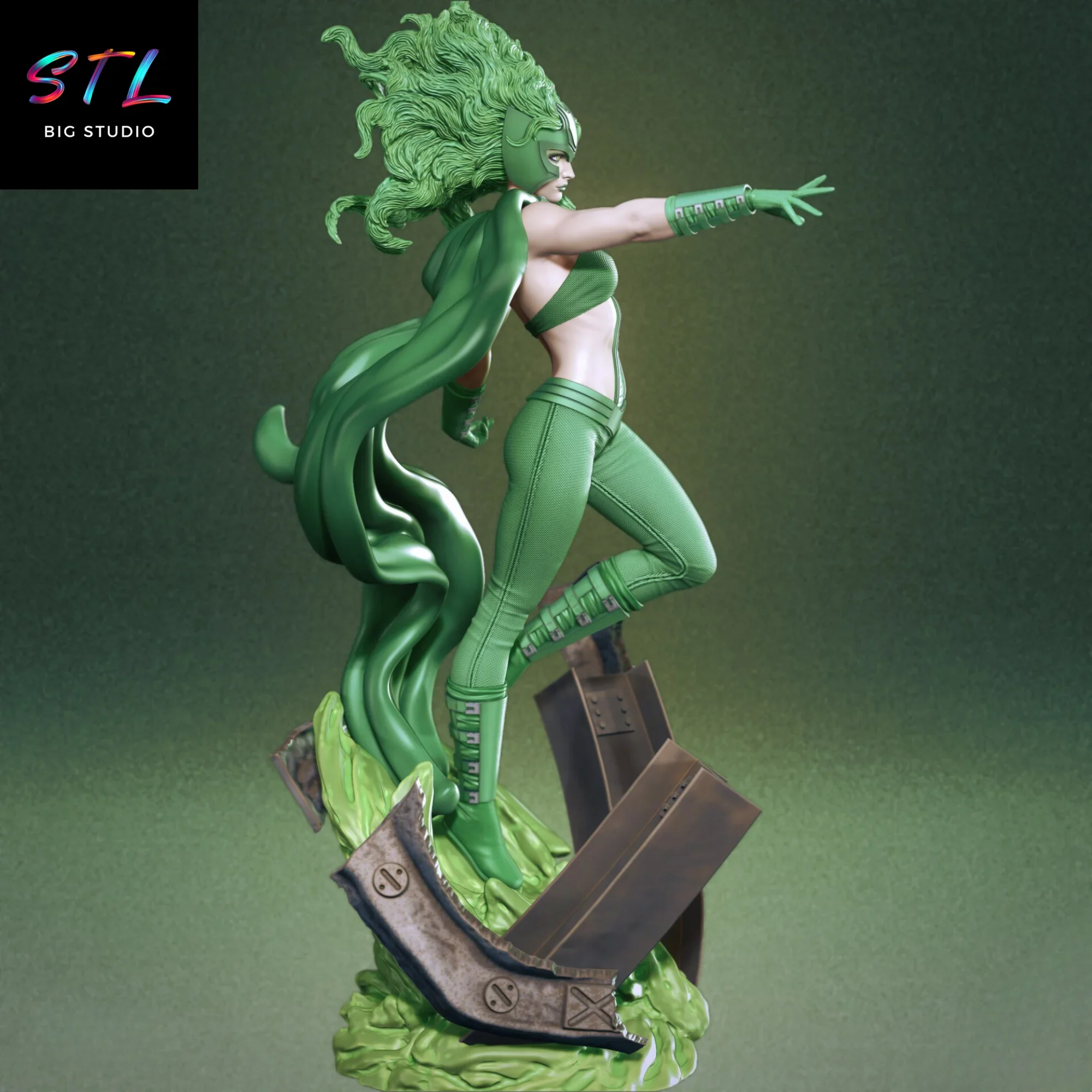 diorama polaris stl xmen para impresion 3d diorama polaris stl xmen para impresion 3d
