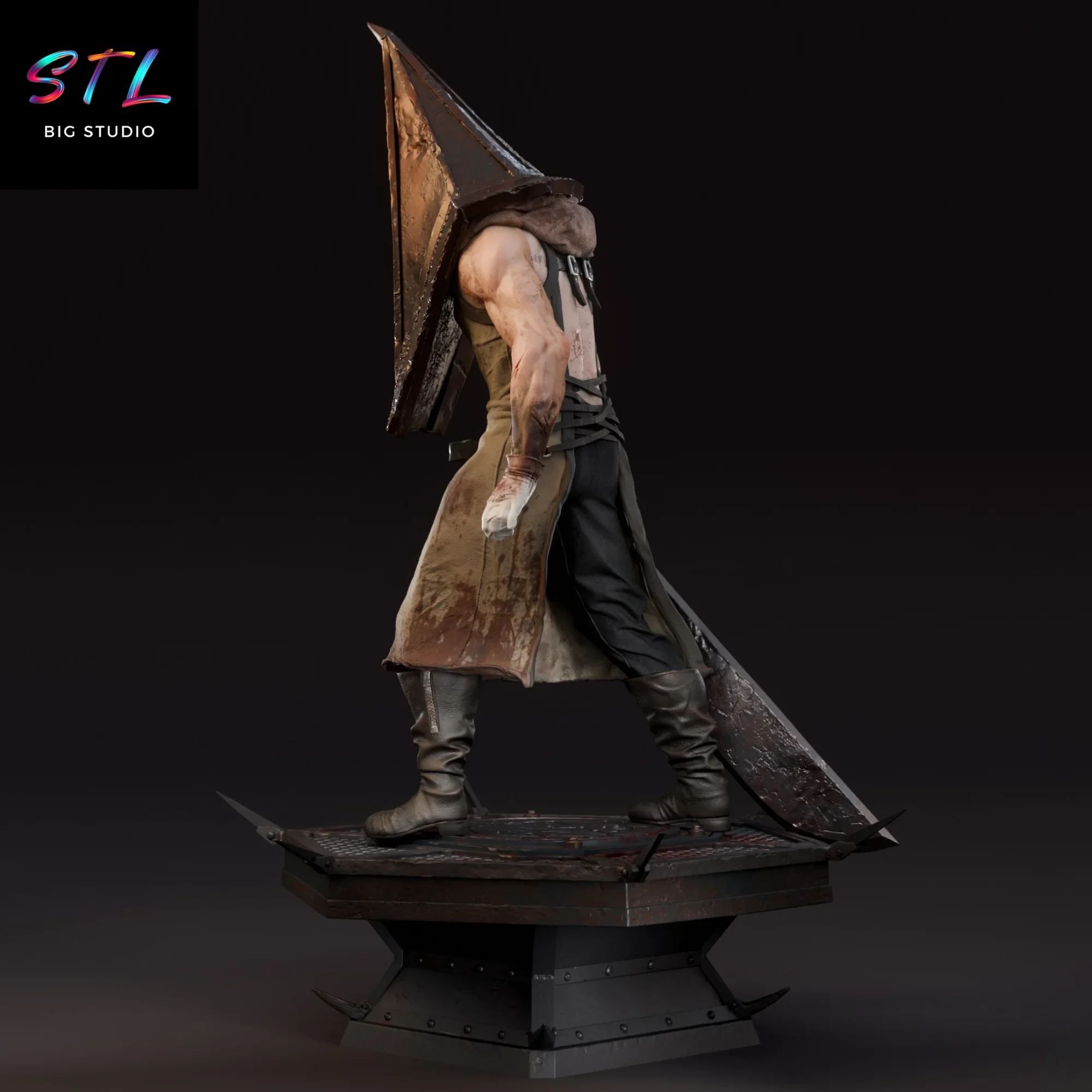 diorama pyramid head stl impresion 3d figura silent hill diorama pyramid head stl impresion 3d figura silent hill