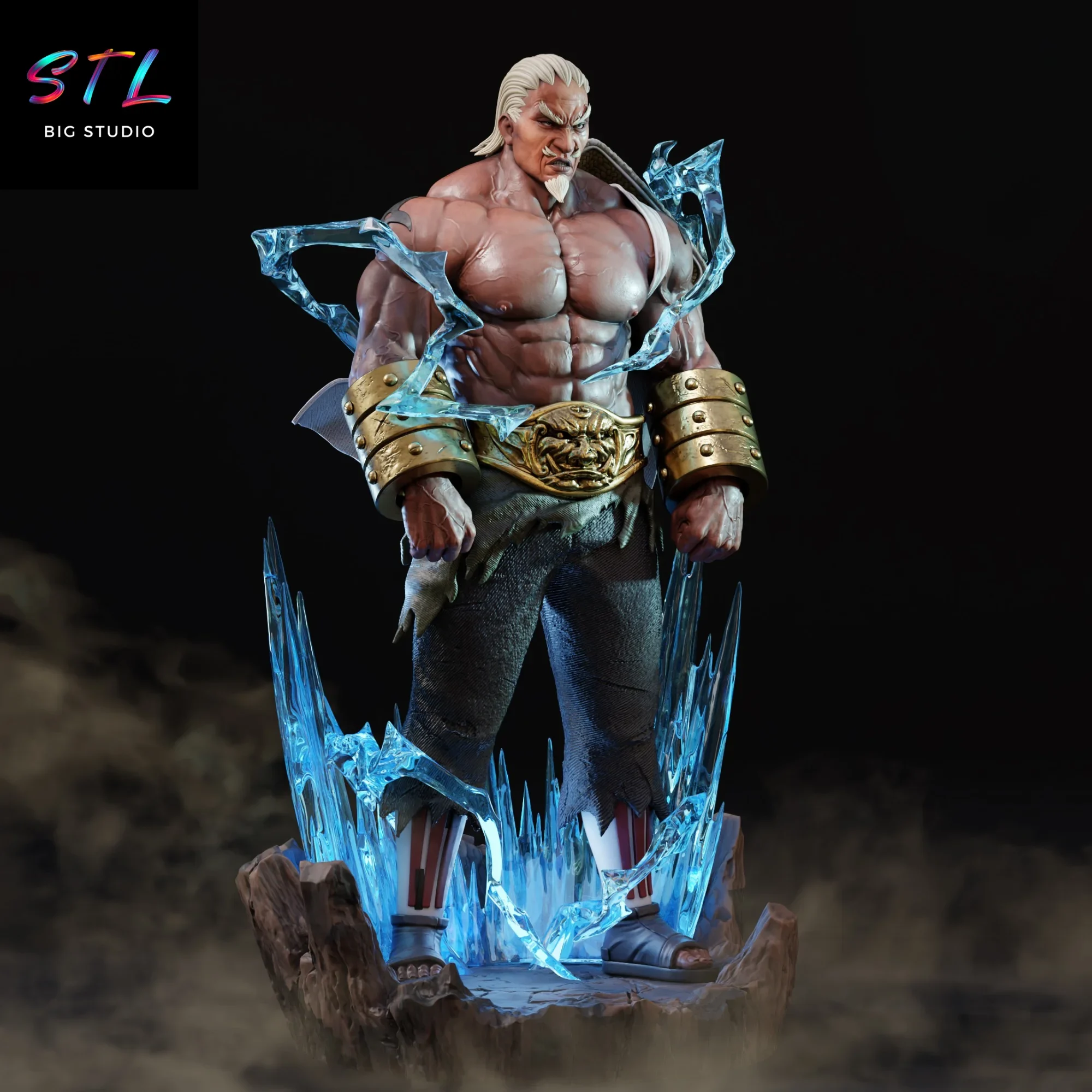 diorama raikage stl impreison 3d figura naruto shippuden diorama raikage stl impreison 3d figura naruto shippuden