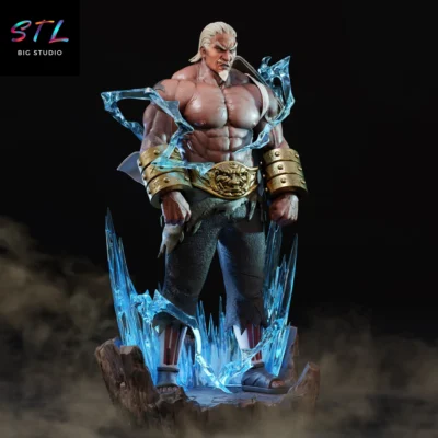 diorama raikage stl impreison 3d figura naruto shippuden