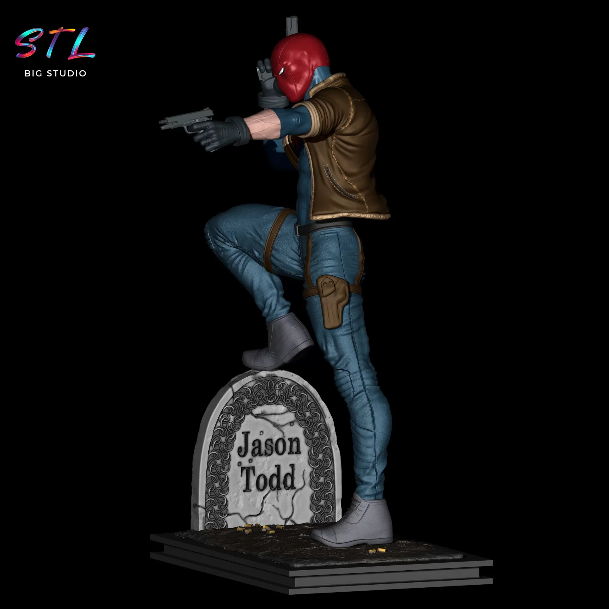 diorama red hood stl figura 3d diorama red hood stl figura 3d