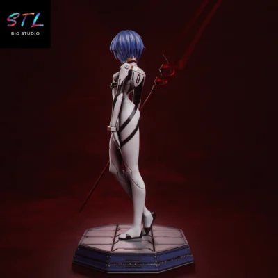 diorama rei ayanami stl neon genesis evangelion figura impresion 3d