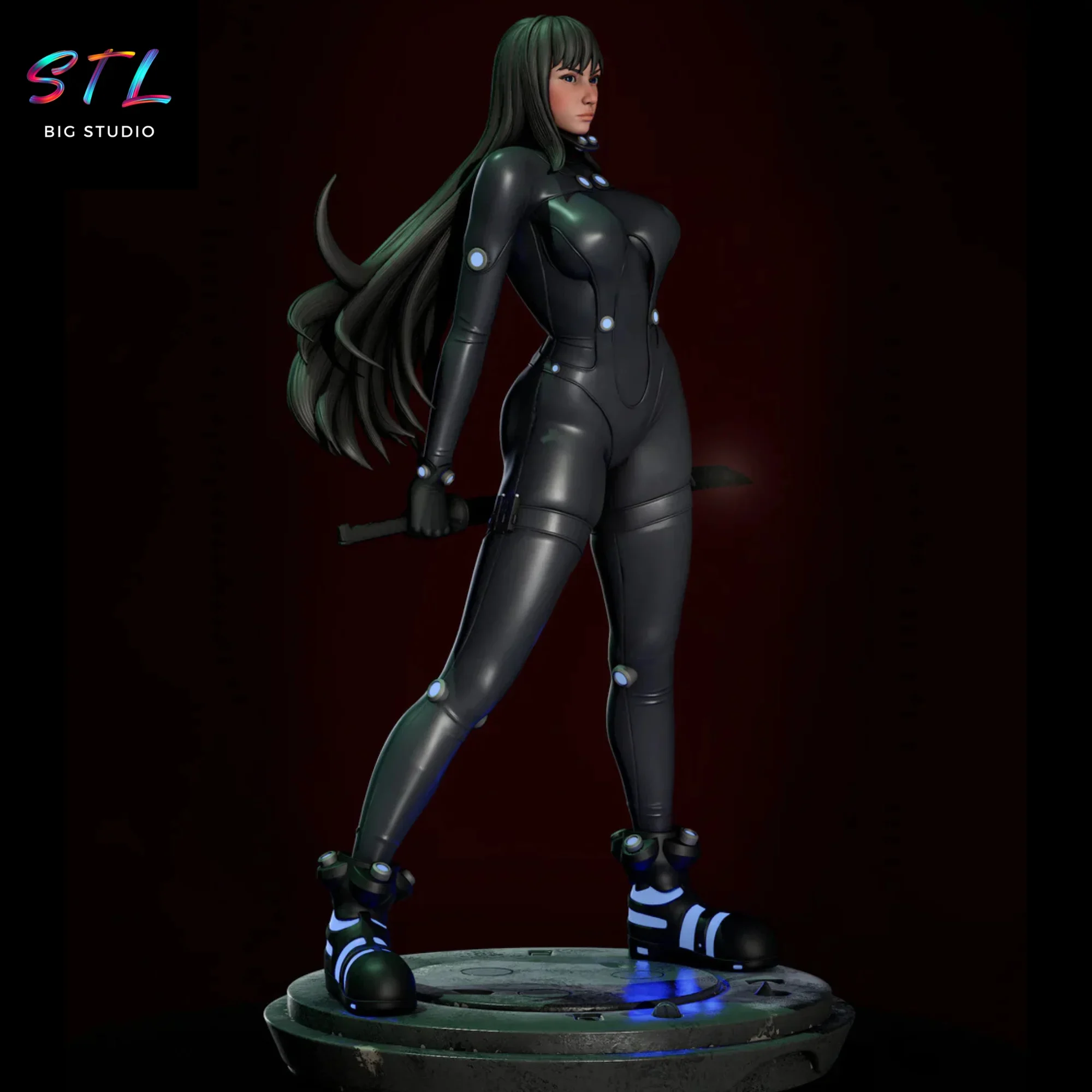 diorama reika shimohira stl gantz para impresion 3d diorama reika shimohira stl gantz para impresion 3d