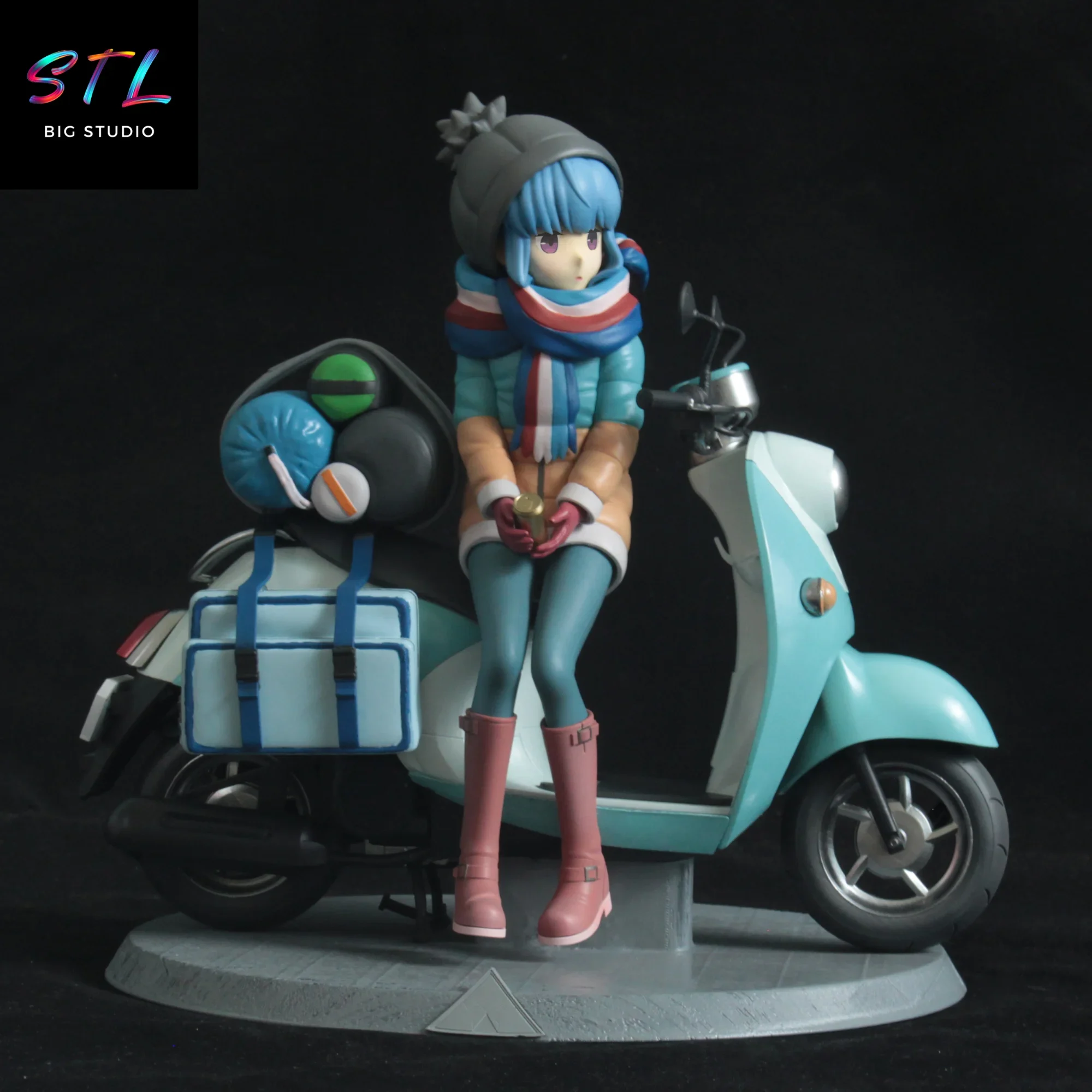 diorama rin shima stl yuru camp impresion 3d diorama rin shima stl yuru camp impresion 3d