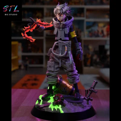 diorama rudo stl gachiakuta para impresion 3d