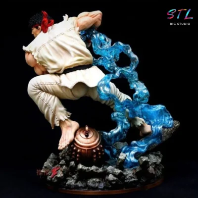 diorama ryu stl impresion 3d figura street figter