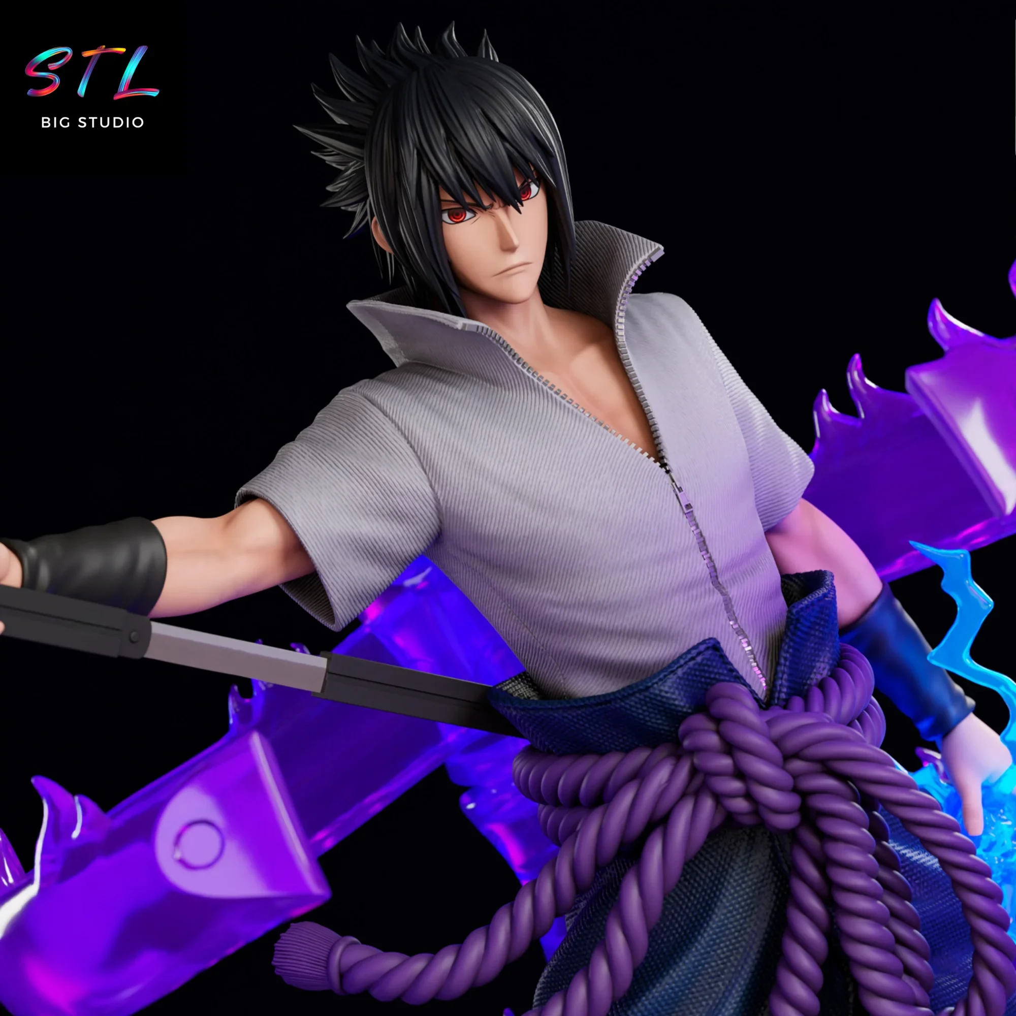 diorama sasuke uchiha stl con susanoo impresion 3d naruto diorama sasuke uchiha stl con susanoo impresion 3d naruto