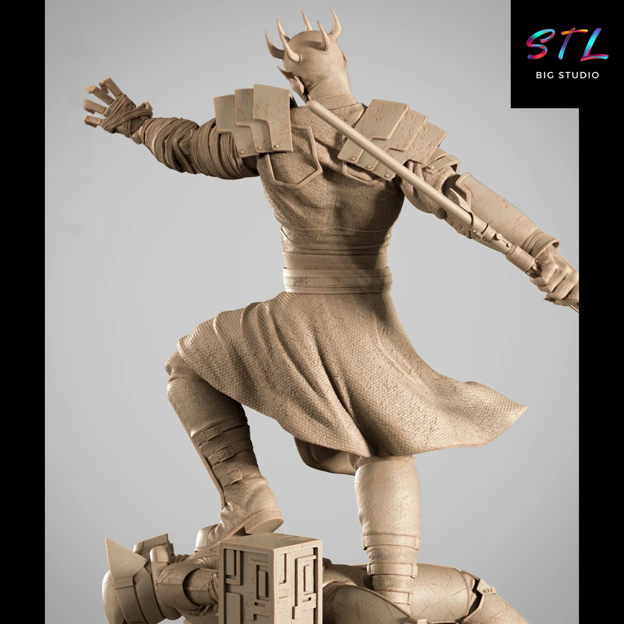diorama savage opress stl impresion 3d figura star wars diorama savage opress stl impresion 3d figura star wars