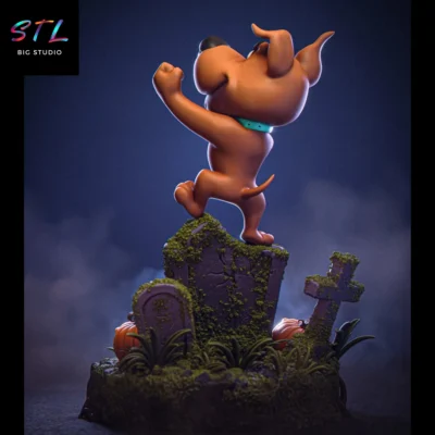 diorama scrappy doo stl impresion 3d scooby doo
