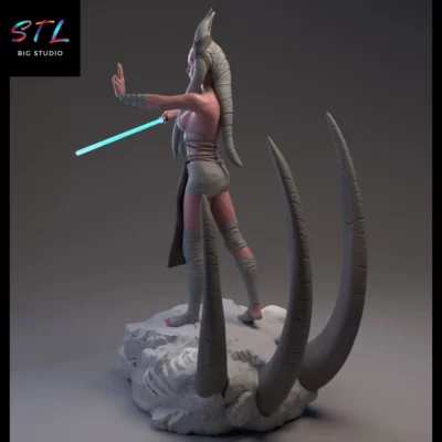 diorama shaak ti stl impresion 3d figura star wars
