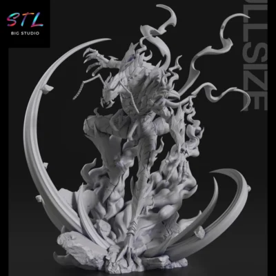 diorama shadow beru stl solo leveling impresion 3d