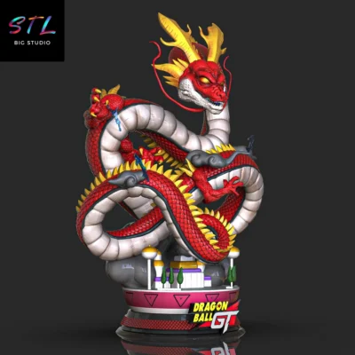 diorama shenron stl impresion 3d bola de dragon