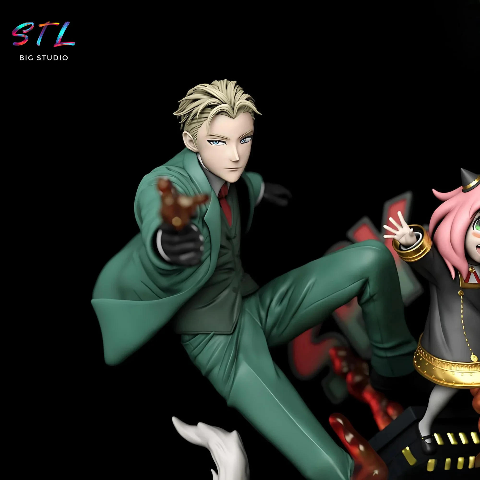 diorama spy x family stl impresion 3d diorama spy x family stl impresion 3d