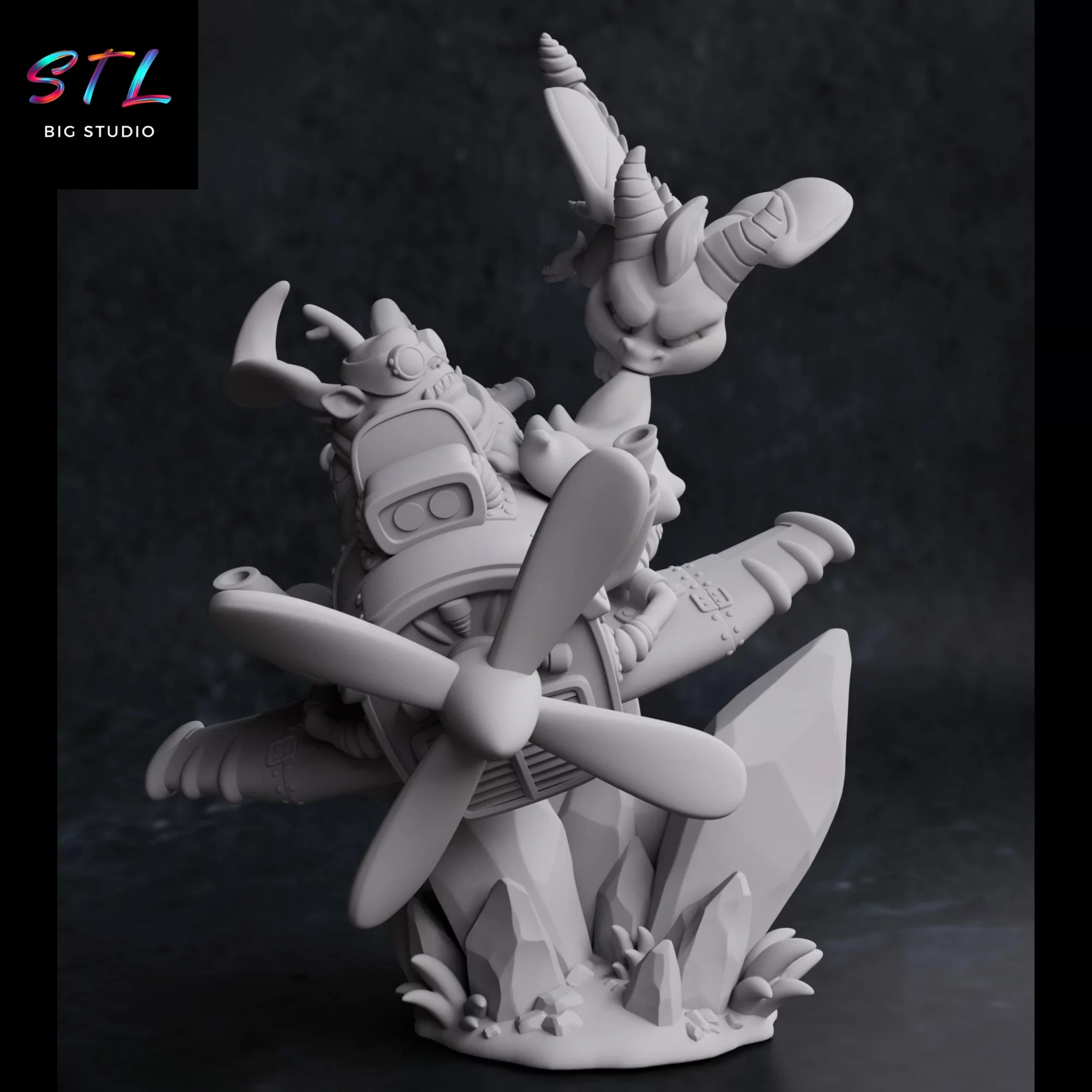 diorama spyro stl figura imprimir 3d diorama spyro stl figura imprimir 3d