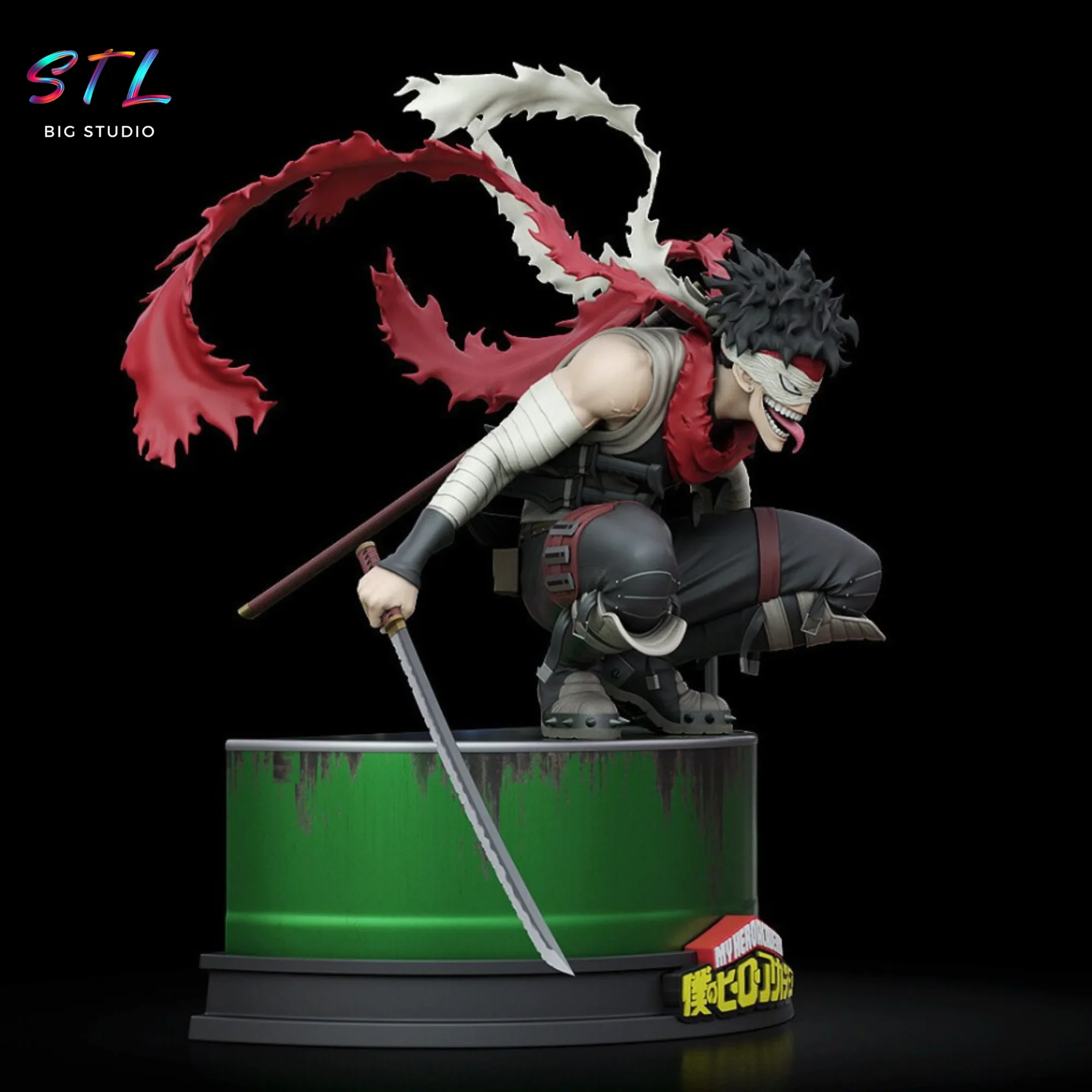 diorama stain stl my hero academia figura impresion 3d diorama stain stl my hero academia figura impresion 3d