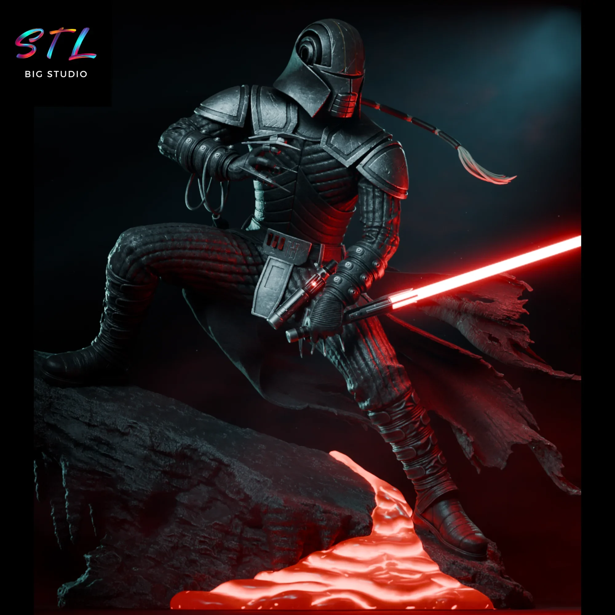 diorama starkiller stl star wars figura impresion 3d diorama starkiller stl star wars figura impresion 3d