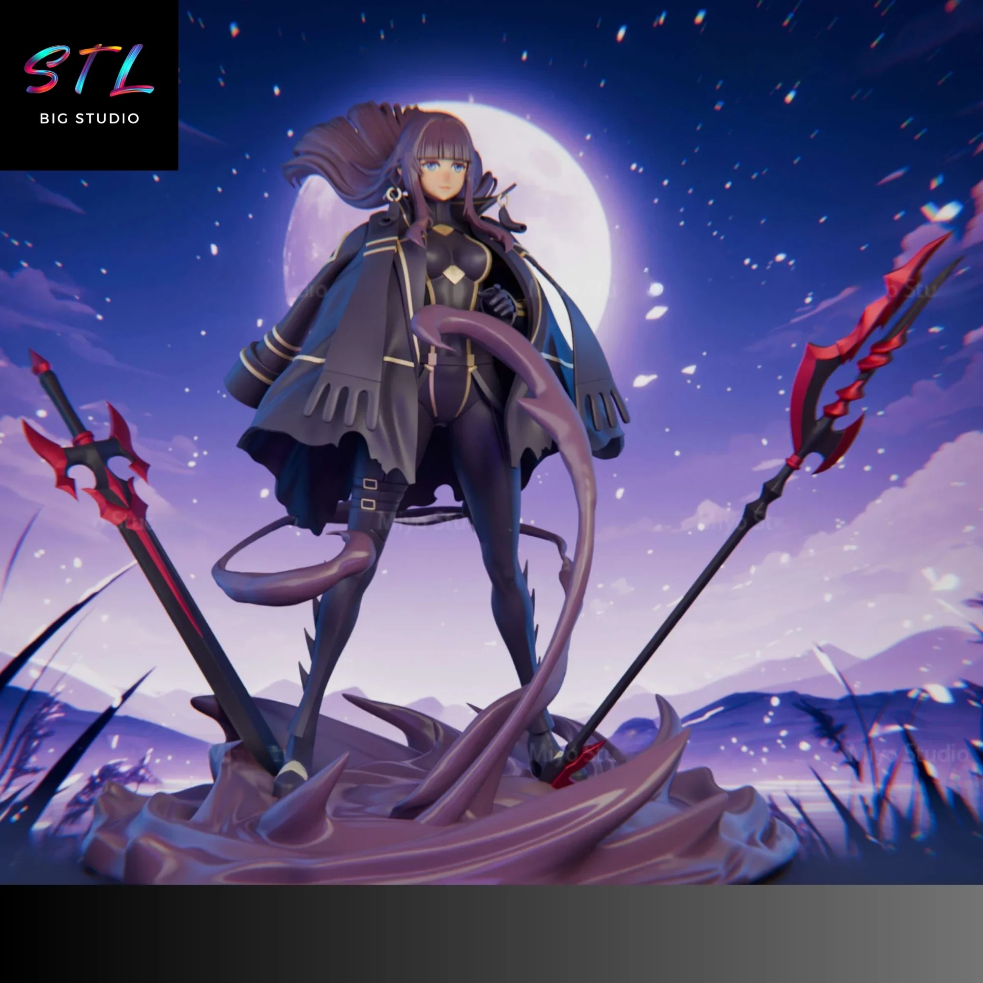 diorama the eminence in shadow stl eta impresion 3d figura diorama the eminence in shadow stl eta impresion 3d figura