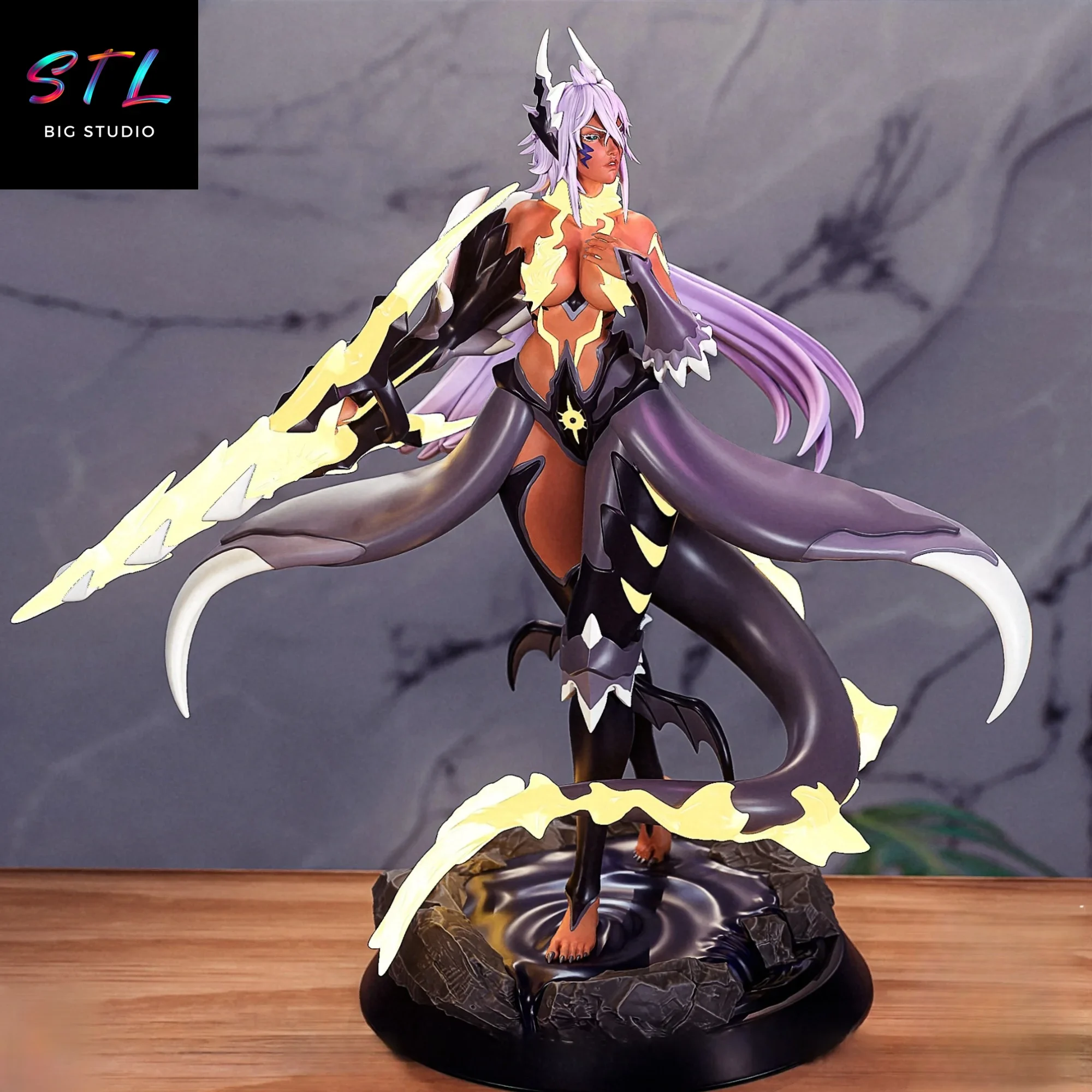 diorama tier harribel stl impresion 3d figura bleach diorama tier harribel stl impresion 3d figura bleach