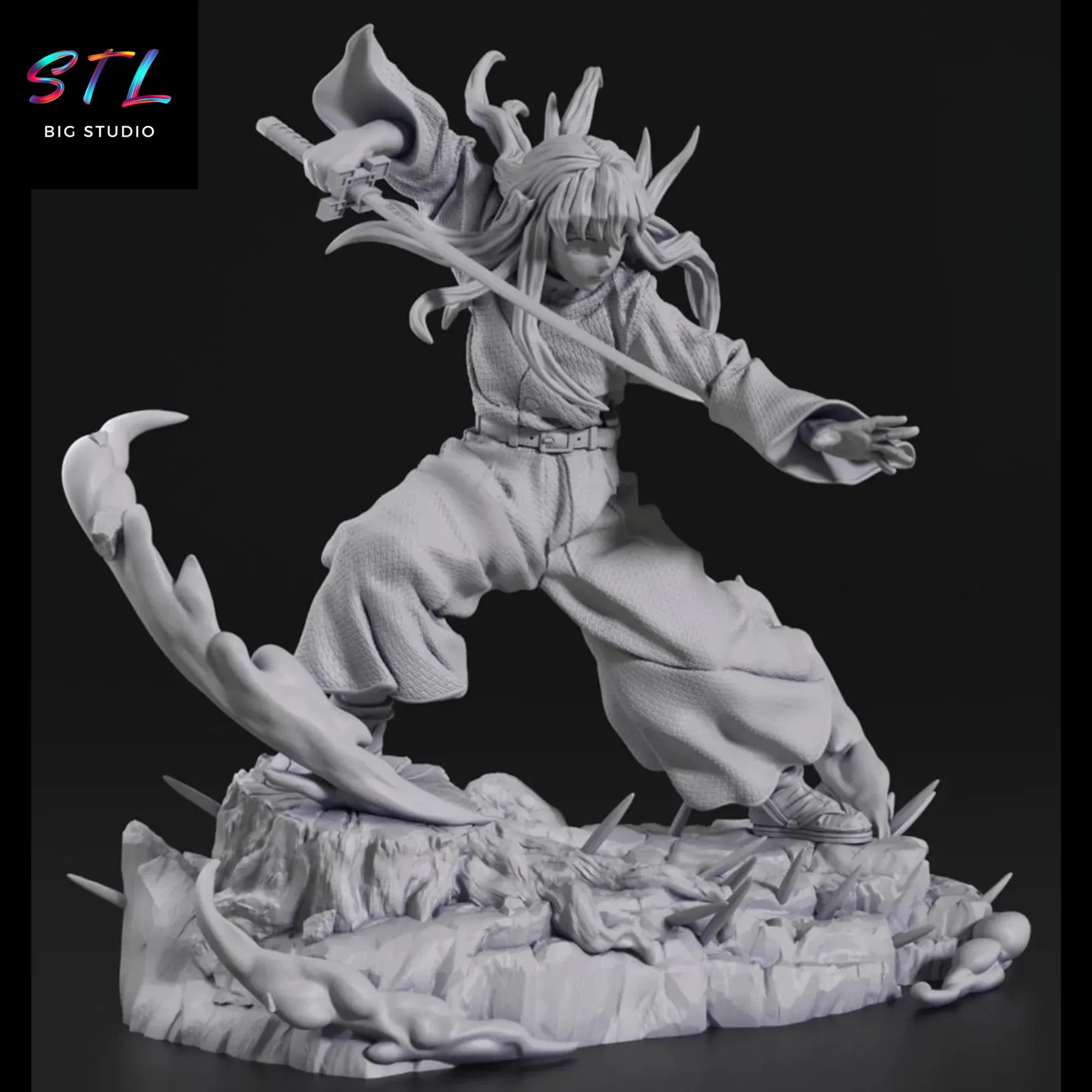 diorama tokito muichiro stl kimetsu no yaiba impresion 3d diorama tokito muichiro stl kimetsu no yaiba impresion 3d