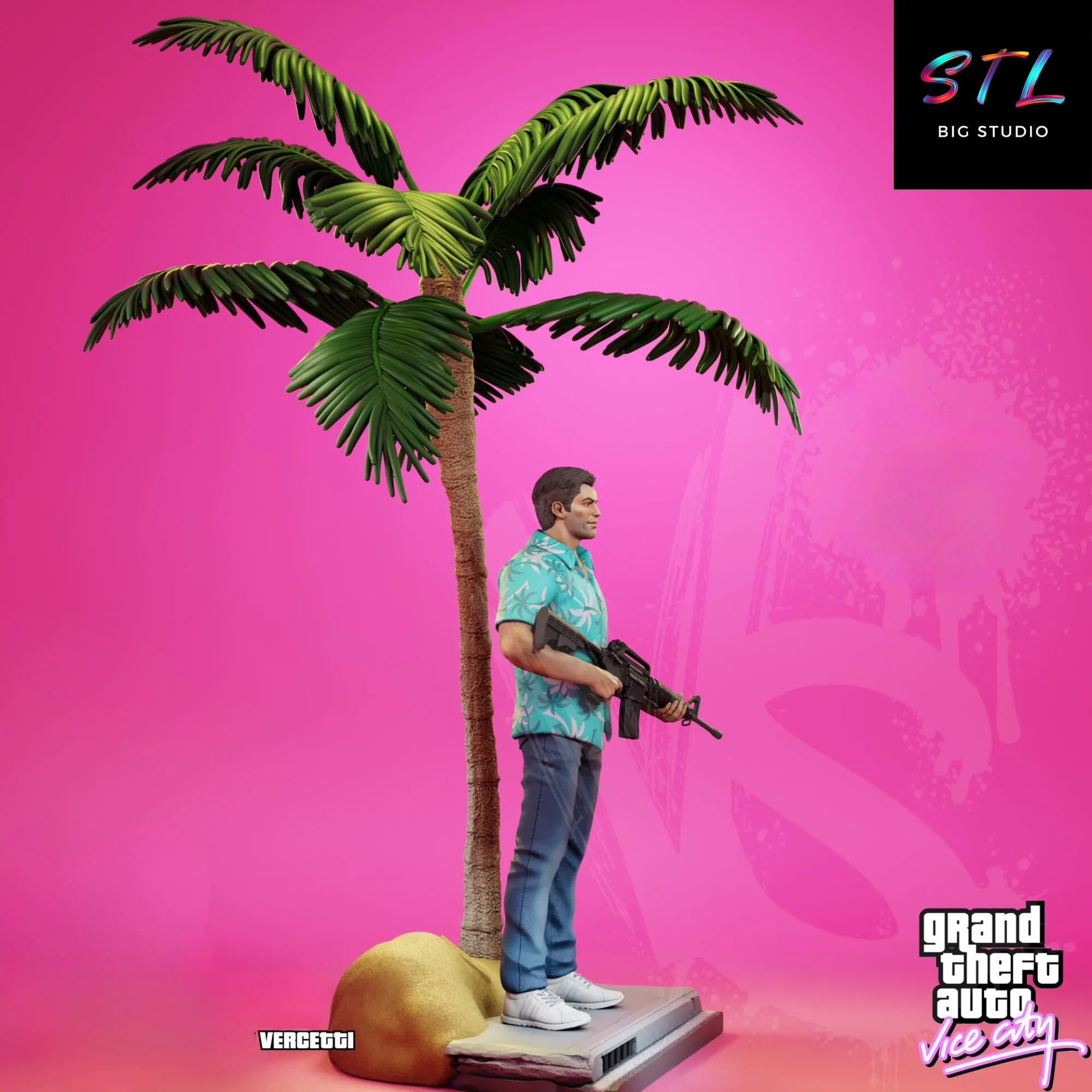 diorama tommy vercetti stl grand theft auto impresion 3d diorama tommy vercetti stl grand theft auto impresion 3d
