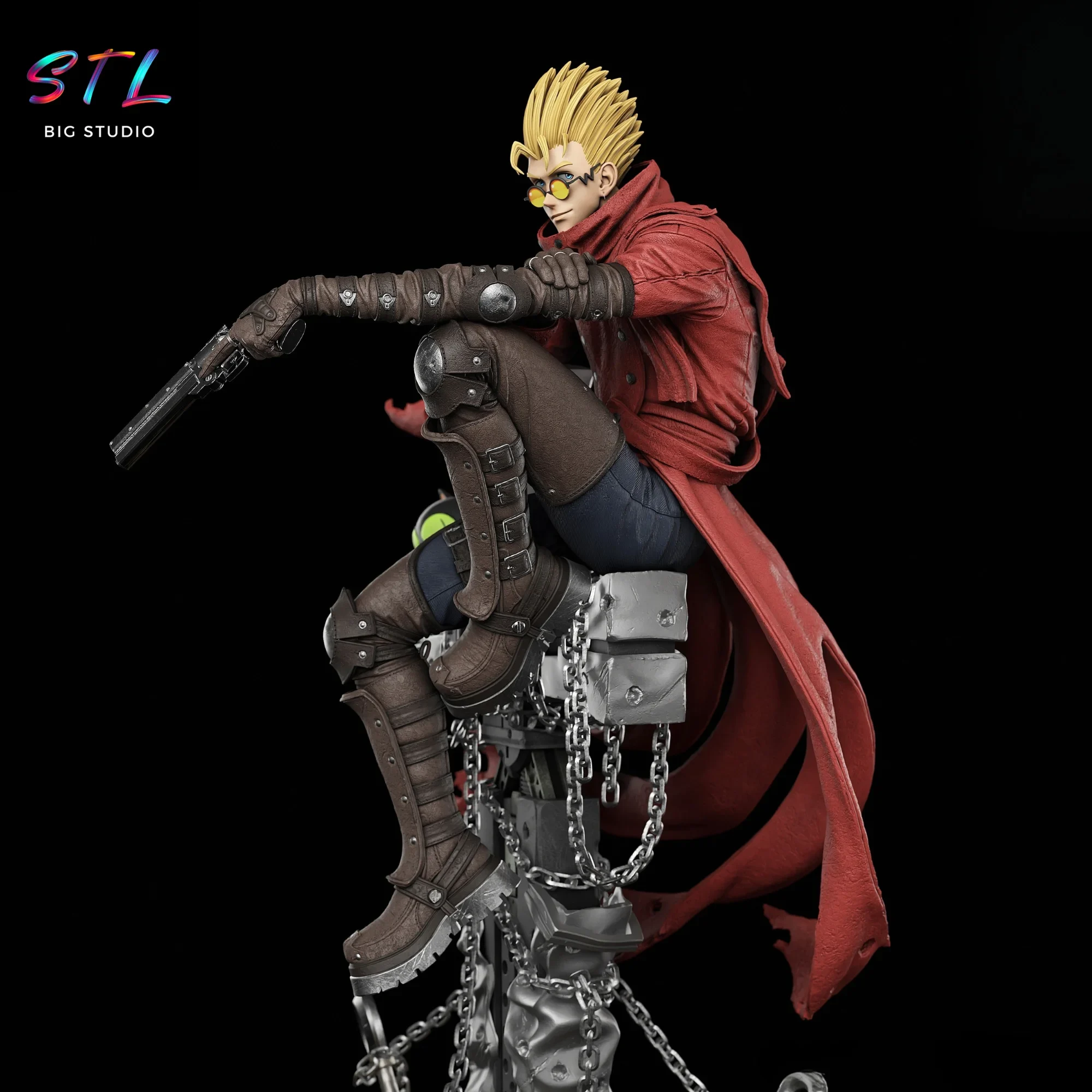 diorama trigun stl vash la estampida impresion 3d diorama trigun stl vash la estampida impresion 3d