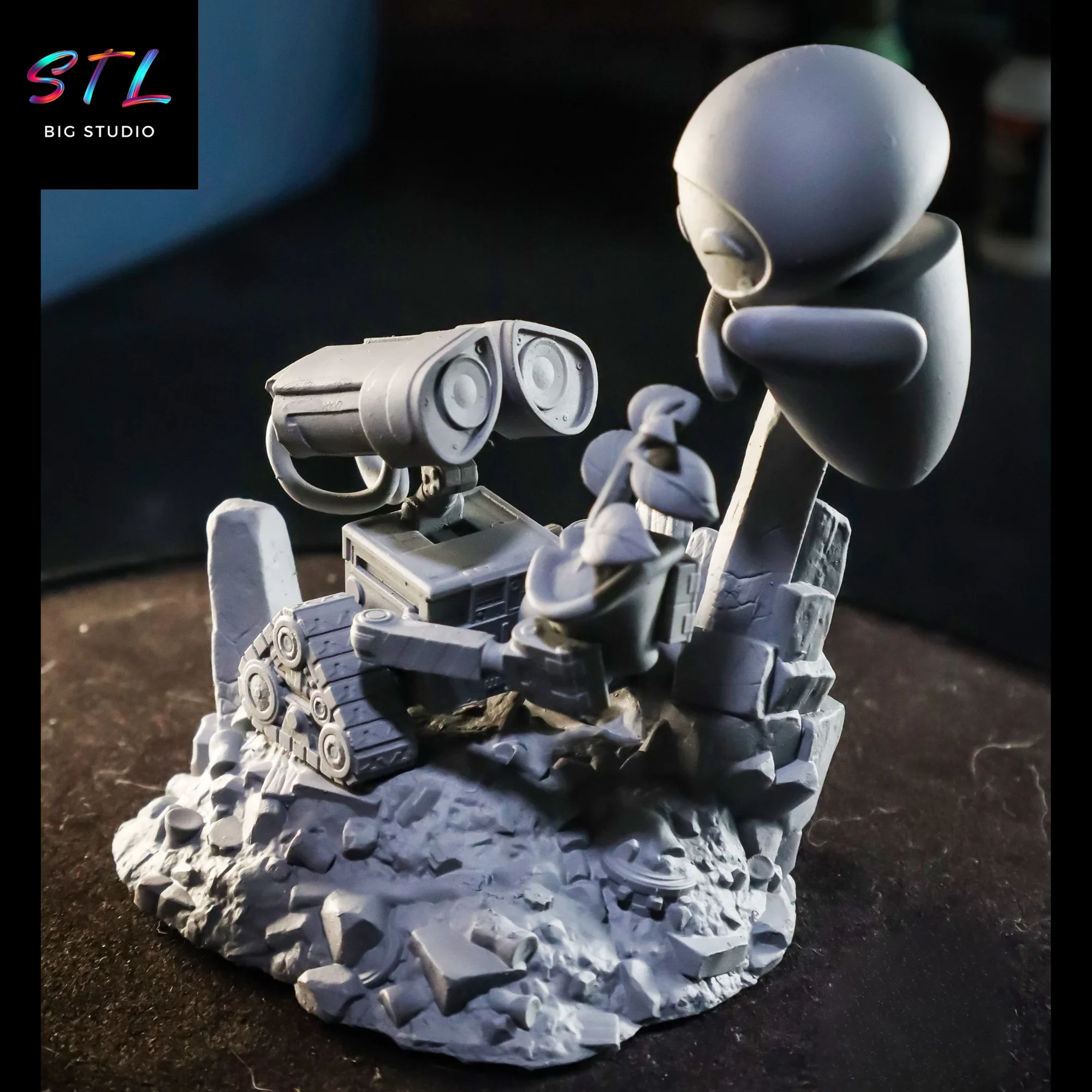 diorama wall-e stl impresion 3d disney pixar diorama wall-e stl impresion 3d disney pixar