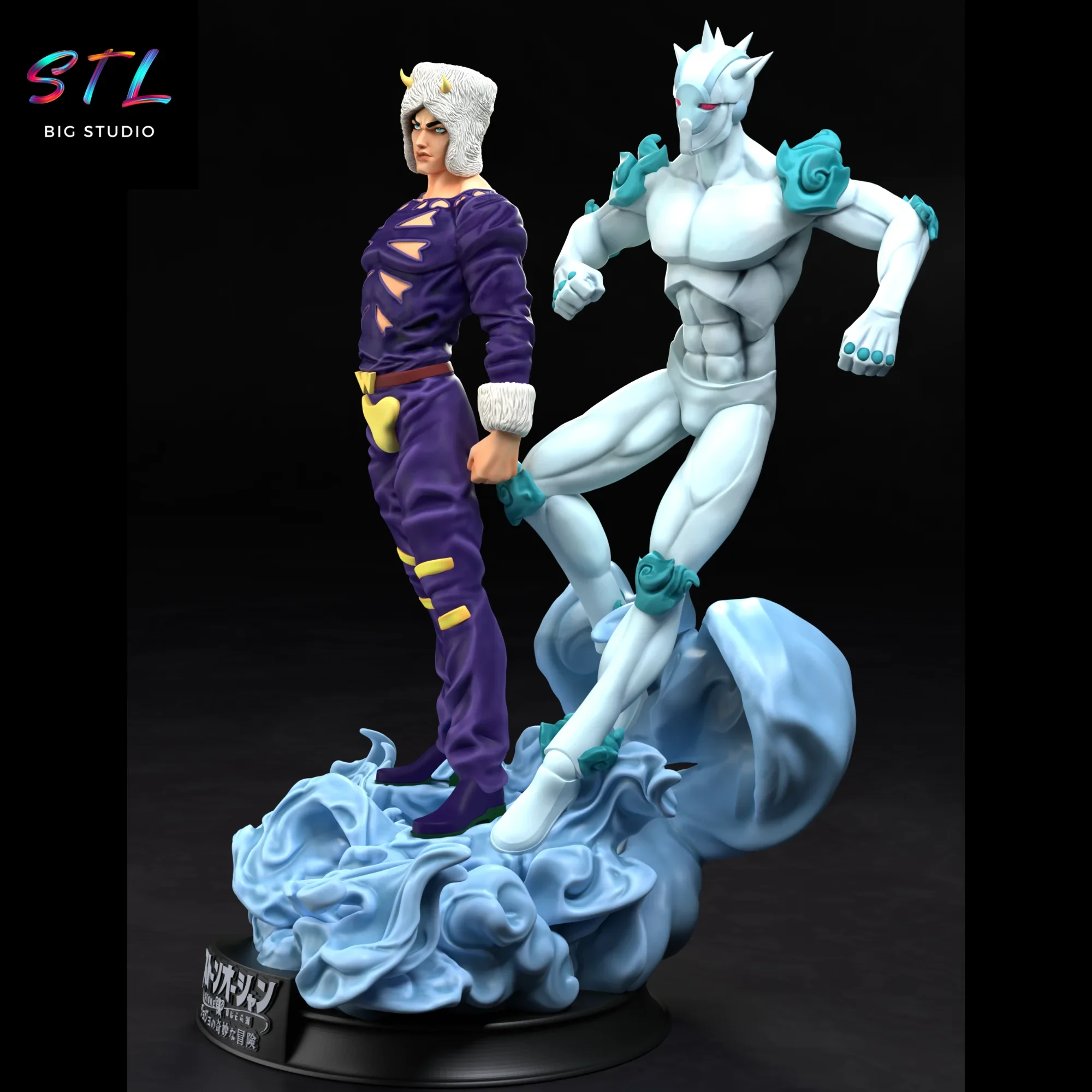 diorama weather report stl impresion 3d jojos bizarre adventure diorama weather report stl impresion 3d jojos bizarre adventure
