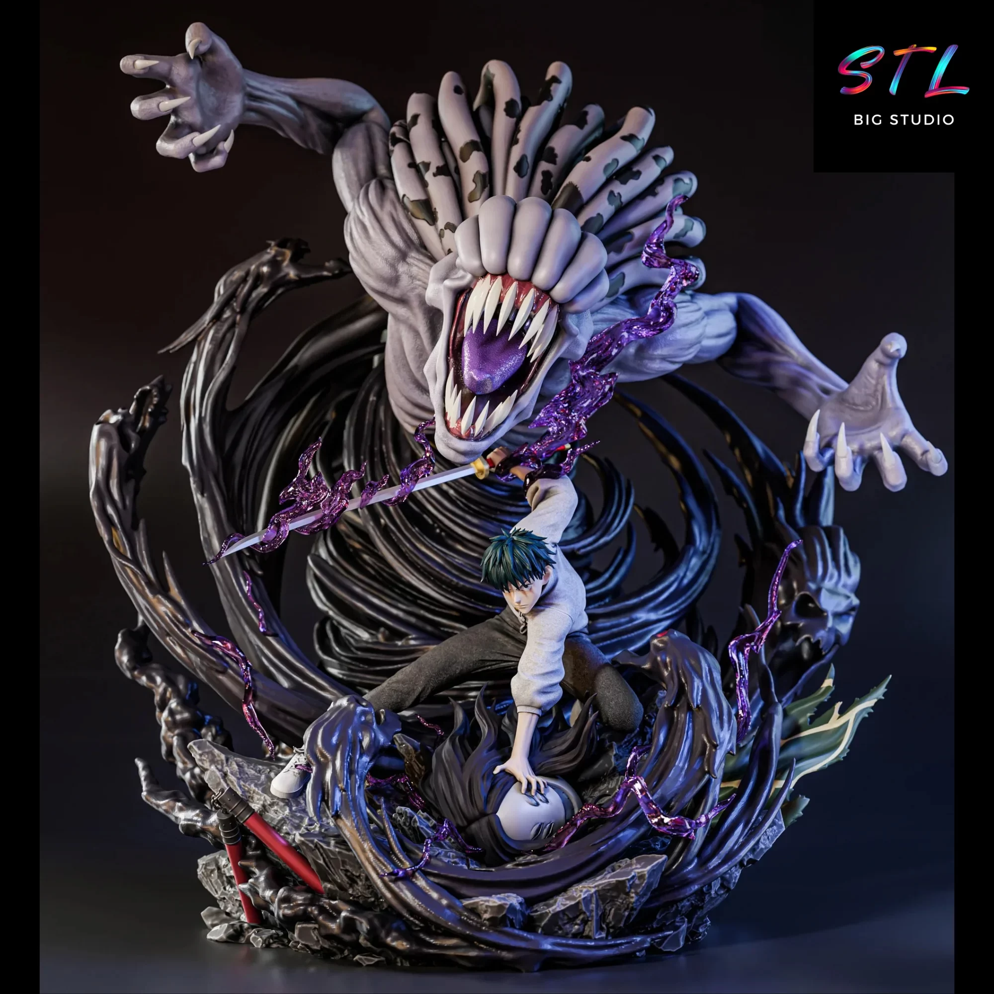 diorama yuta y rika stl jujutsu kaisen 3d diorama yuta y rika stl jujutsu kaisen 3d