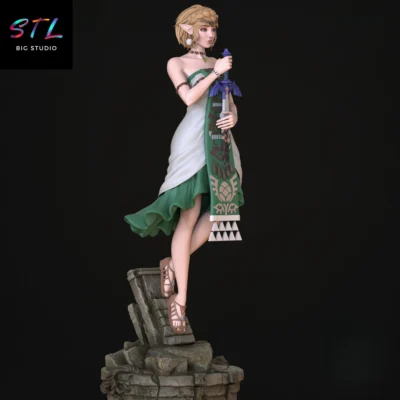 diorama zelda stl tears of the kingdom figura impresion 3d