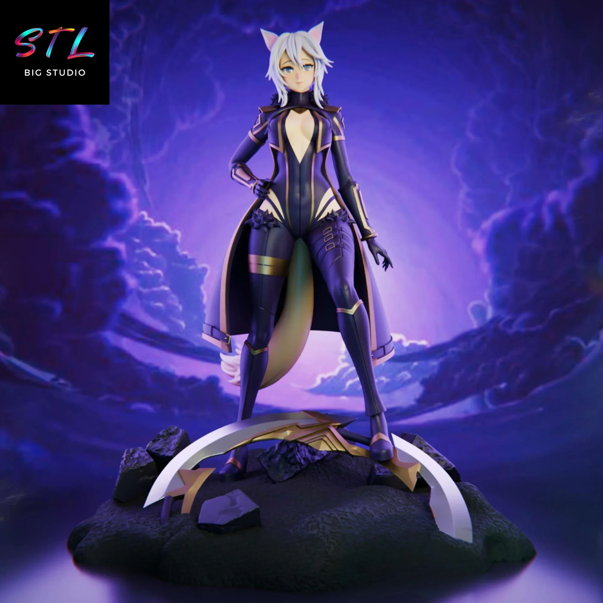 diorama zeta the eminence in shadow stl figura impresion 3d diorama zeta the eminence in shadow stl figura impresion 3d
