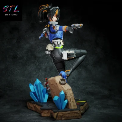 diorama zhu yuan stl impresion 3d zenless zone zero