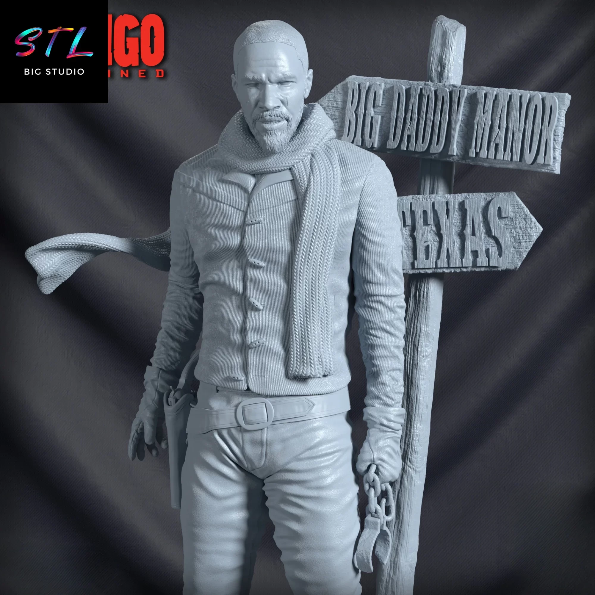 django desencadenado stl para imprimir en 3d django desencadenado stl para imprimir en 3d