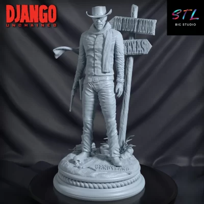 django stl peliculas impresion 3d